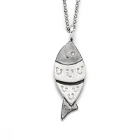 DUR Schmuck Anhänger FISCH Silber 925/- (P3903)