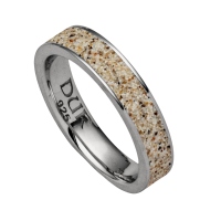 DUR Schmuck Ring MARINA Strandsand Silber 925/-rhodiniert (R5578)